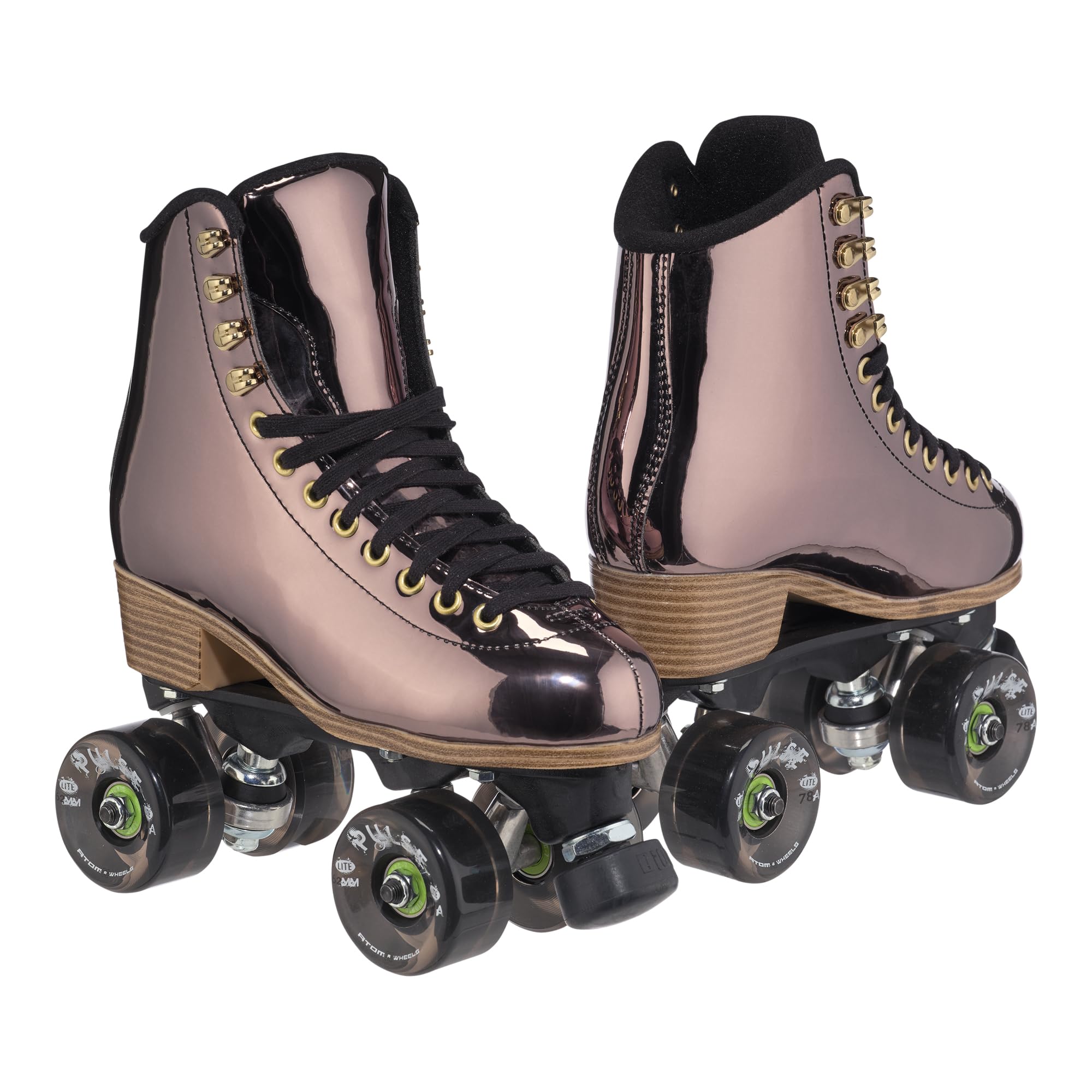 Jackson Ultima Evo Viper Nylon Outdoor Roller Skates, Women’s Size 4, Gun Metal with Black Pulse Lite Wheels