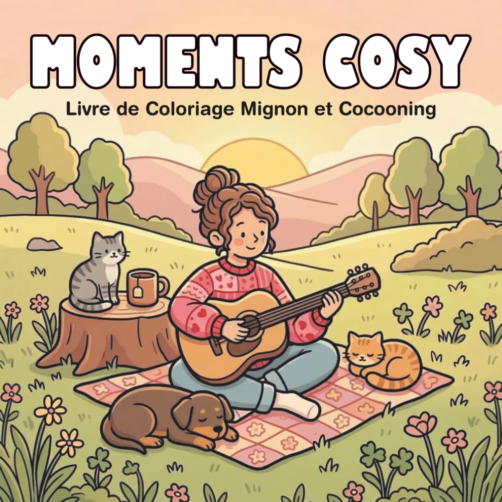 Moments Cosy: Livre de Coloriage Mignon et Cocooning Pour adultes et adolescents - Des activités relaxantes pour Filles et Femmes