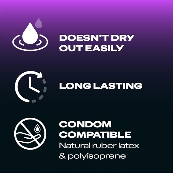 Durex Perfect Glide 50ml, Silicone-Based Lube, Long Lasting Lubricant