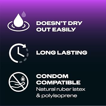 Durex Perfect Glide 50ml, Silicone-Based Lube, Long Lasting Lubricant