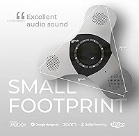 Vista 5 de Skywin Altavoz de conferencia Bluetooth con micrófono, altavoz inalámbrico portátil para escritorio de oficina, computadora y portátil, micrófono