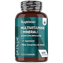 Multivitaminico Completo in 400 Compresse Vegane (+1 Anno), 27 Vitamine e Minerali Essenziali, Multivitaminico Uomo e Donna, Vitamine A, B, C, D, E, K, Ferro, Zinco, Potassio, Senza Magnesio Stearato