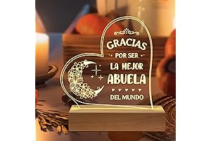 Abuela Gifts, Gifts for Grandma in Spanish, Night Light for Grandma