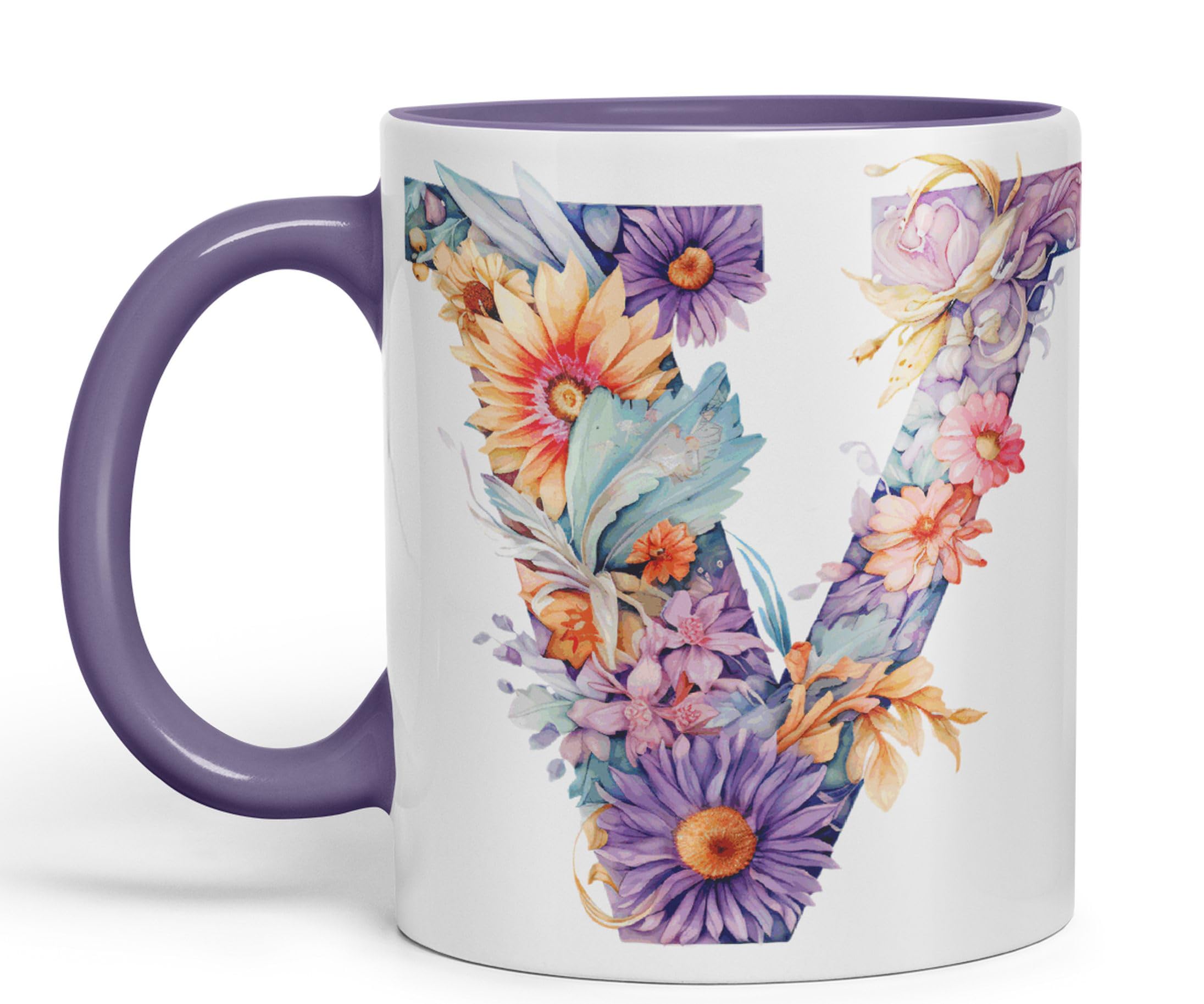 Vixar Tasse Personnalisée Avec Lettre S, Monogramme De L