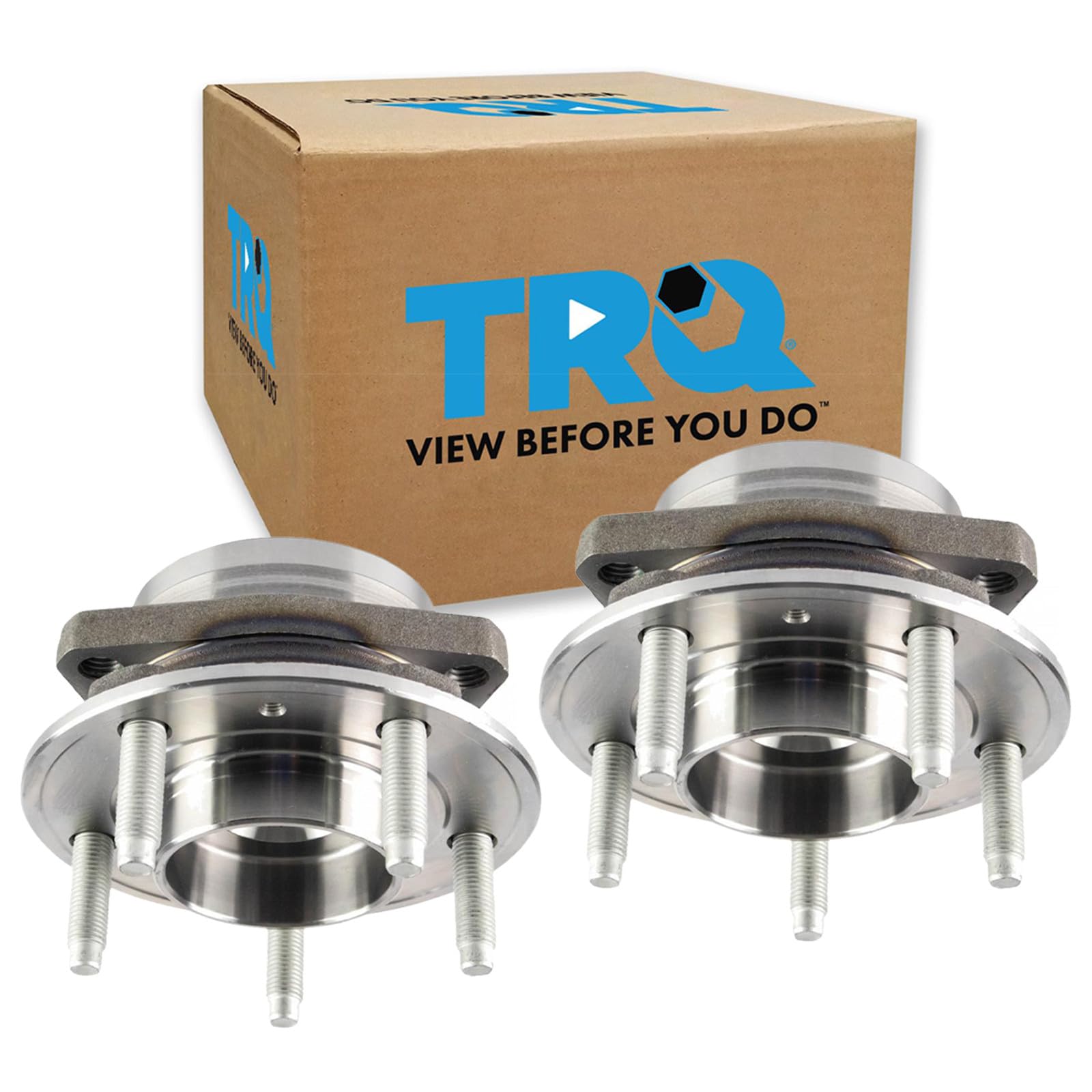 TRQ Left and Right Wheel Bearing and Hub Assembly Set 2 Piece