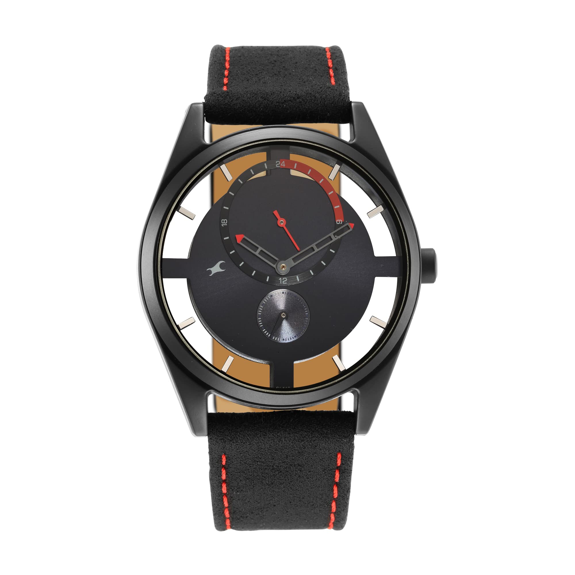 Fastrack Mens Revibe Quartz Multifunction Black Dial Fabric Strap Watch for Guys-3256PF02 (B09KXX1WP8) Amazon Price History, Amazon Price Tracker