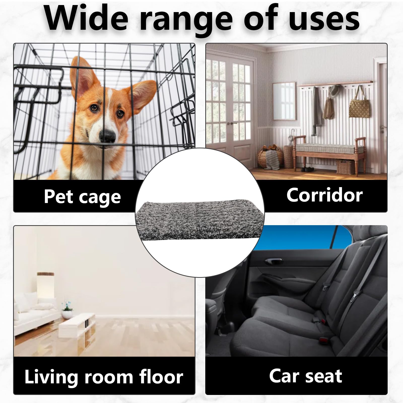 Selbstheizende Decke für Katzen & Hunde: Katzenbett Selbstheizende Decke Katze waschbar abnehmbar Hundedecke flauschig Wärmedecke ohne Strom Selbstwärmende, für Katzen und kleine Hunde (48x70cm)