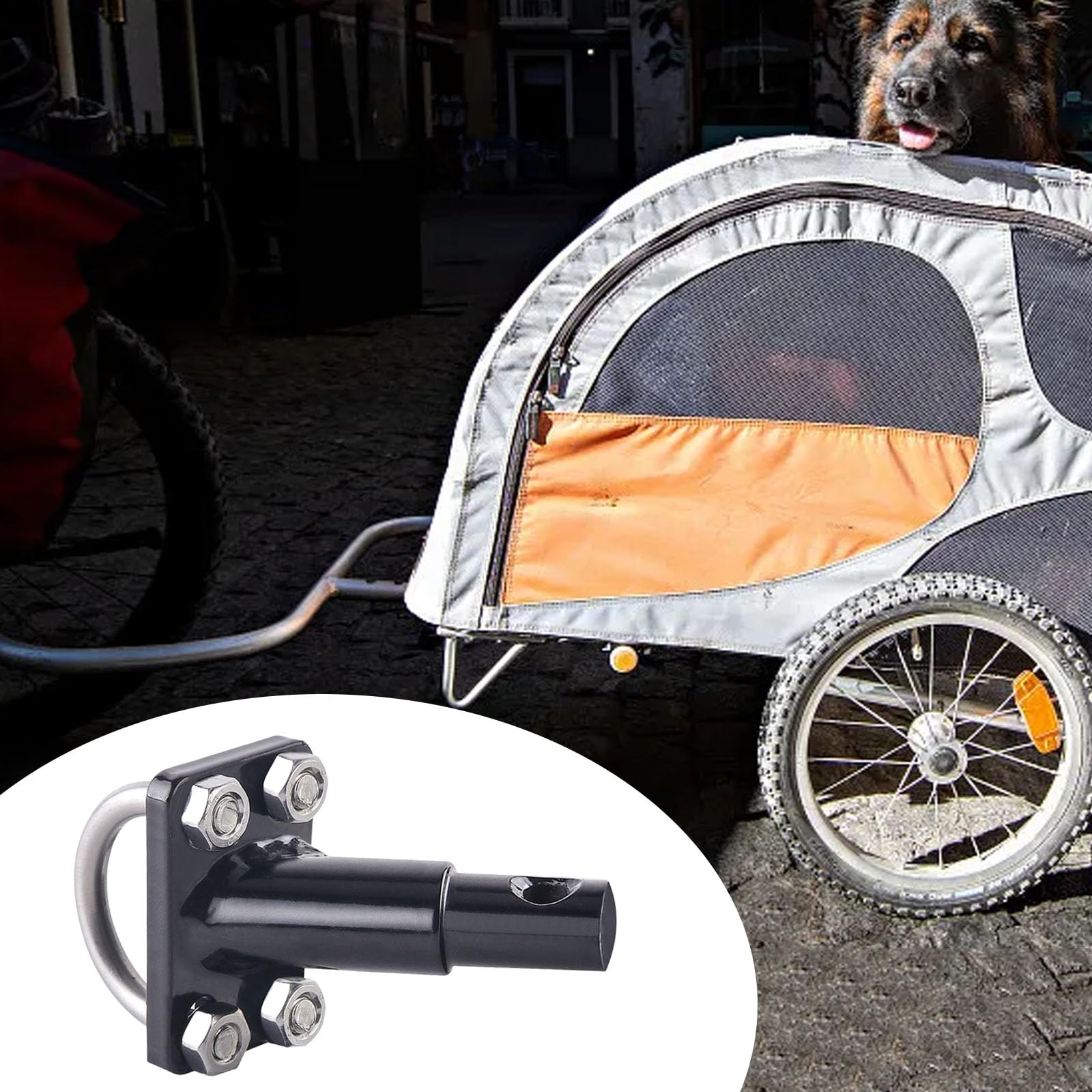 Attache pour Remorque de Vélo, Connecteur de Remorque Haute Capacité pour Transport Quotidien
