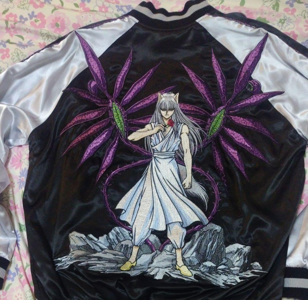 Amazon.co.jp: 幽遊白書リバーシブルスカジャン妖狐蔵馬飛影 : おもちゃ