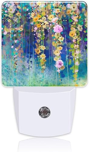 Miniatura 29 de Luces nocturnas enchufables, puesta de sol, campo de girasol, luz nocturna enchufable a la pared, sensor de atardecer a amanecer, luz nocturna LED