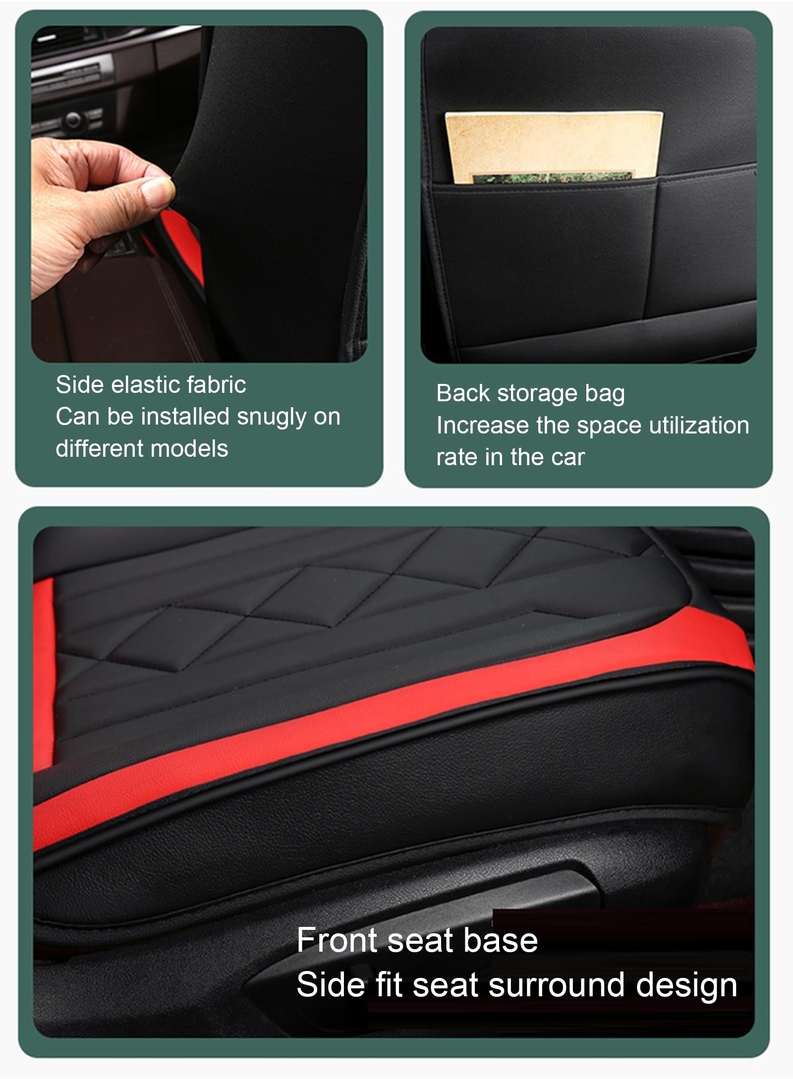 Coperchio Auto AUTOSIONE Set Completa di 5 SETTI per Il Copertura del CASTERE Auto in Coperto di ASSEGGIA POROSE della per LA POROSE COPERSO con Il COPERCO di Sedile,B