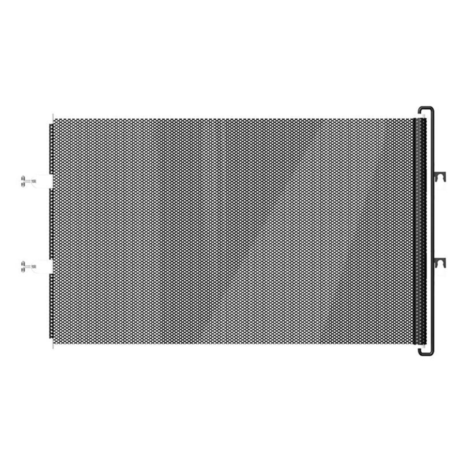 Retractable Dog Gate Retractable Pet Safety Indoor Mesh Fence Stair Barrier Reinforced Strip Prevent
