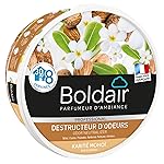 BOLDAIR - Shea Mono"i odour destroyer gel - Neutralises odours - Perfumes - Solid gel product - Multi application - lasts 8 weeks - 300 g - Made in France