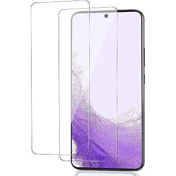 Pack of 2 Tempered Glass Screen Protector for Samsung Galaxy S22 5G Screen Protector Fingerprint ID Tempered Glass Screen Protector for Samsung S22 Film 9H Hardness Protective Glass for Galaxy S22 Tempered Glass