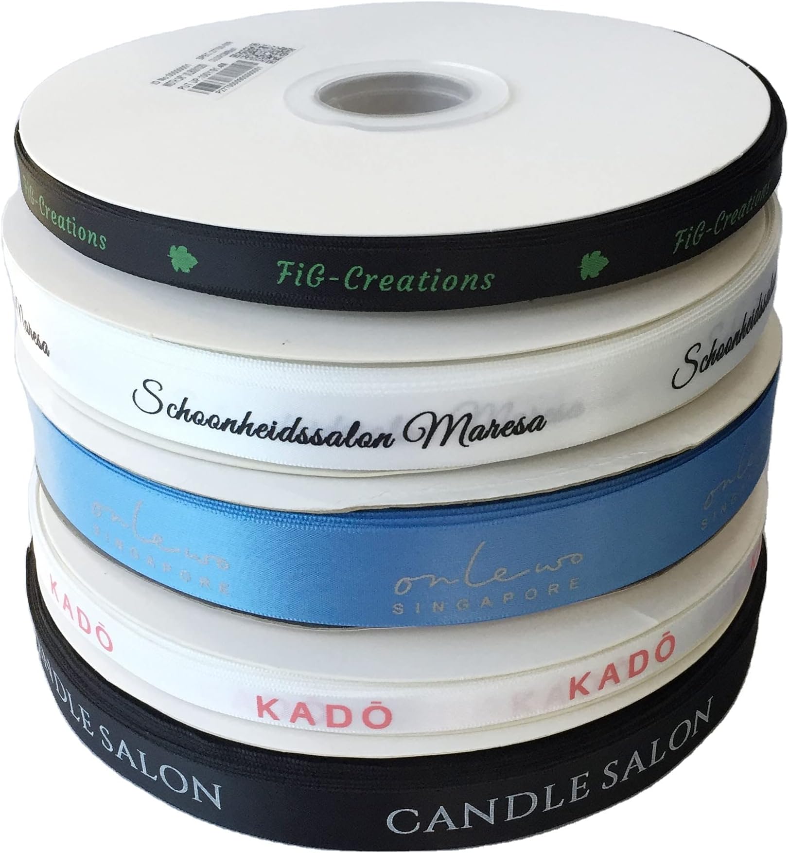 WLTY 6mm-100mm Customized Printed Logo RibbonGift Packaging Satin Polyester Decoration For Wedding Event 100 Yard