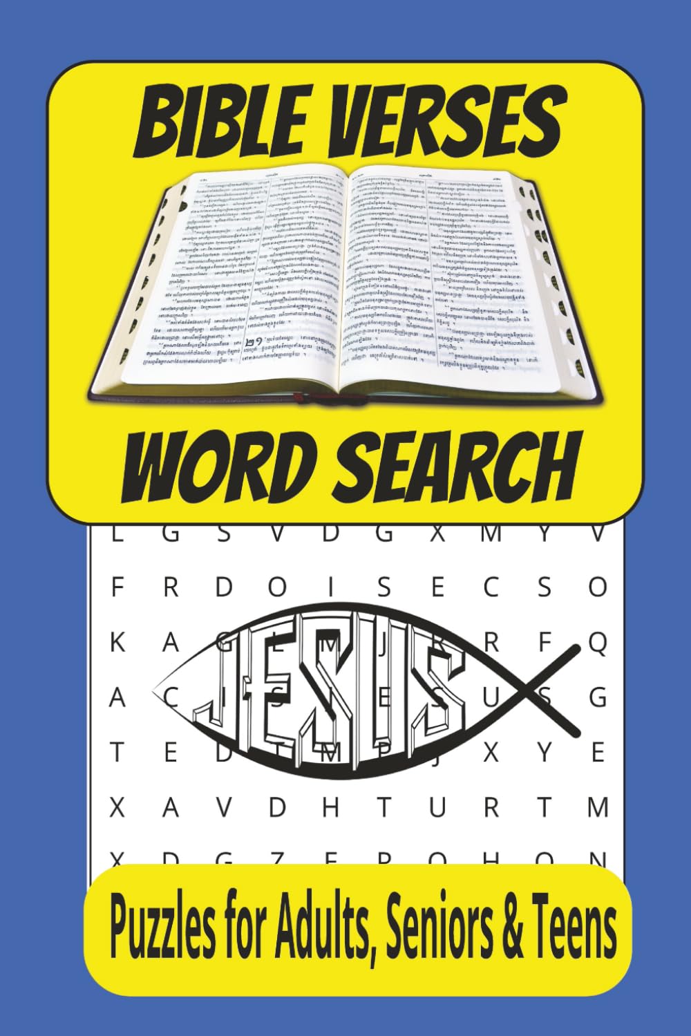 The Bible Verses Word Search Collection: Faith-based puzzle book for stress relief and spiritual growth