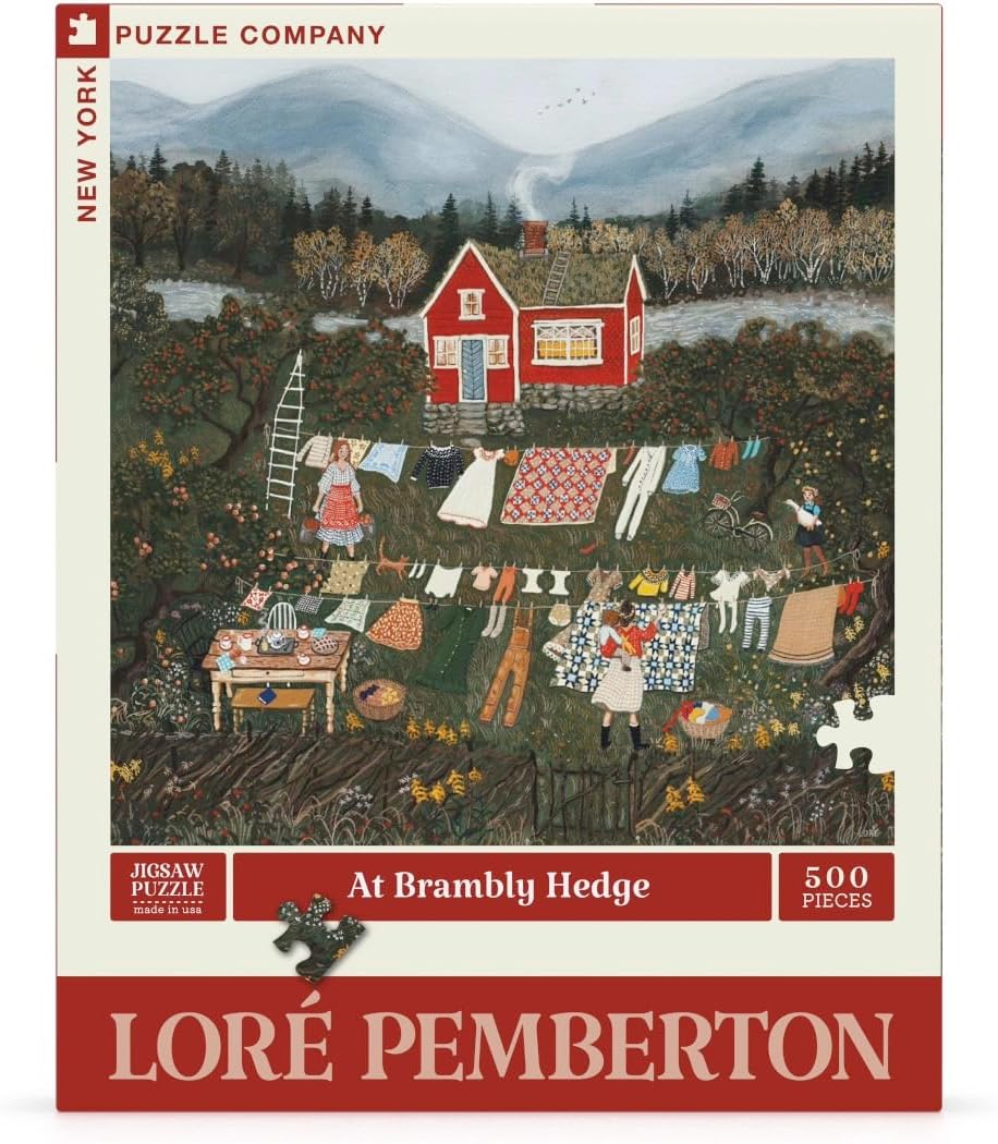 New York Puzzle Company - Loré Pemberton at Brambly Hedge - 500 Piece Jigsaw Puzzle for Family Game Nights by Loré Pemberton