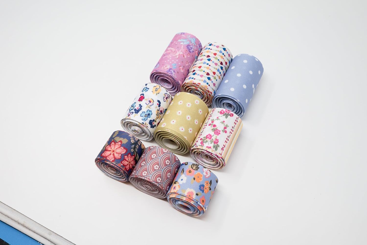 Boutique Ribbon Collection, 5 Pieces, Multi- Design, Random Pack, 5 spools