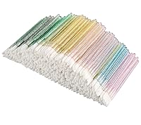 Vista 1 de 500 piezas desechables CrystaLip Brush aplicadores de brillo de labios, varitas de brillo de lápiz labial para cuidado de labios y kits