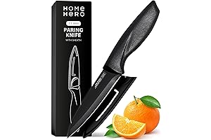 Home Hero 2 Pcs Paring Knife with Sheath
