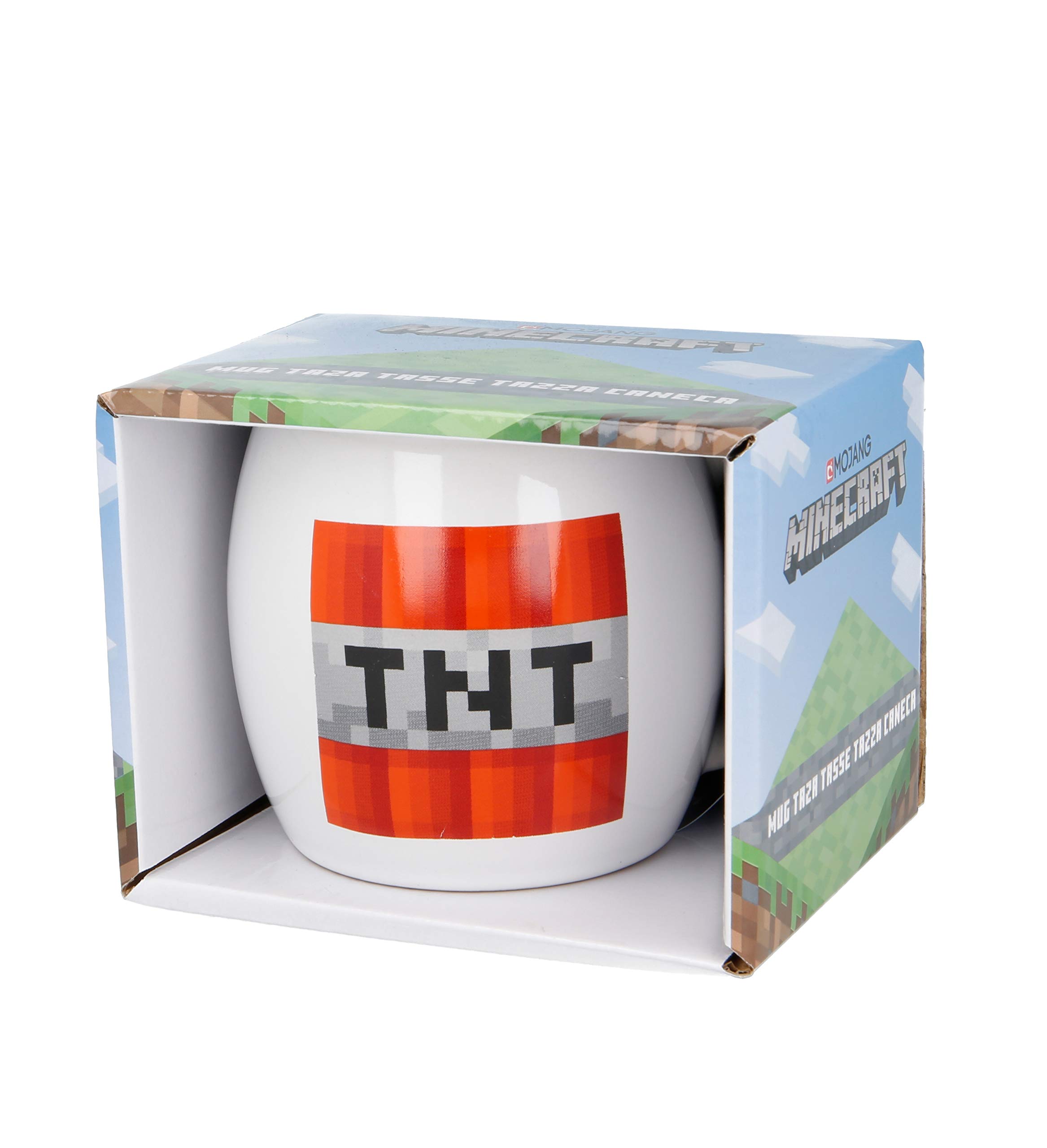 Stor Keramik Kaffeetassen - 380ml | Minecraft, Einfarbig