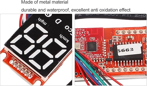 Miniatura 6 de Yosoo Placa de circuito PCB circular para patineta eléctrica, repuesto para tablero de instrumentos de scooter eléctrico, placa de circuito