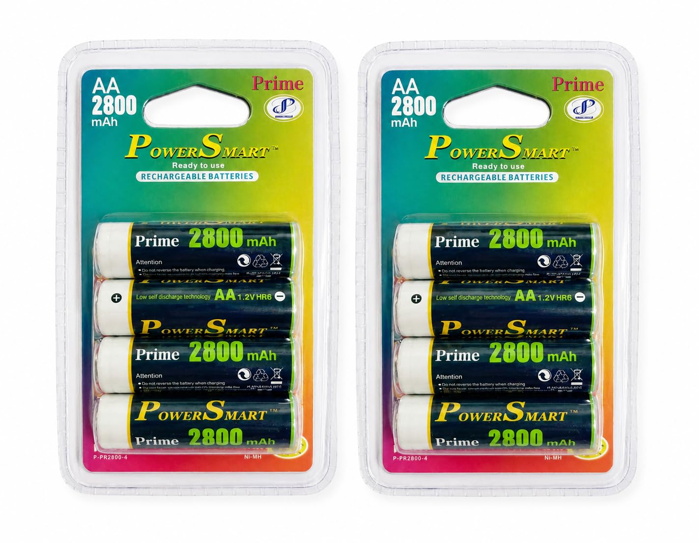 Power Smart Prime Ni-MH AA 1.2V AA 2800mAh (Pack of 8) Rechargable Ready to Use Battery-image-26