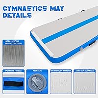 Vista 4 de Tuxedo Sailor Inflatable Gymnastics Tumbling Mat Tumble Track Thickness Floor Mat With Electric Air Pump for