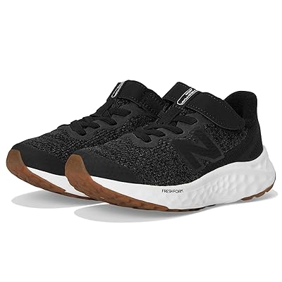 New Balance Kids Fresh Foam Arishi v4 Bungee Lace with Top Strap (Little Kid) Kids Shoes Black/Phantom