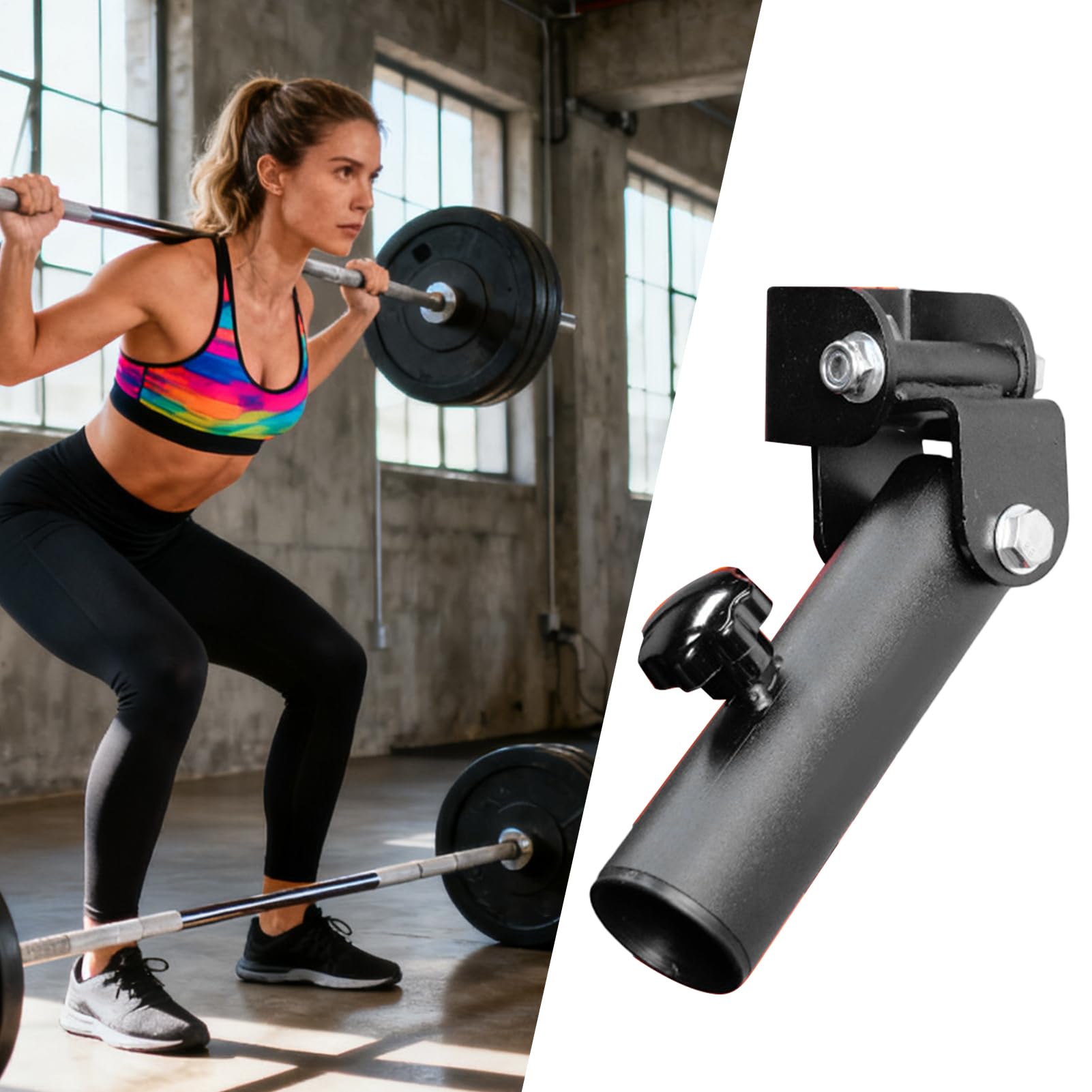 Nasadka z drążkiem – antypoślizgowe akcesoria, obracane o 360°, nasadka drążka obrotowego, autentyczne wzornictwo, funkcja rotacji, sprzęt fitness do studia fitness, kulturystyki, treningu, siły