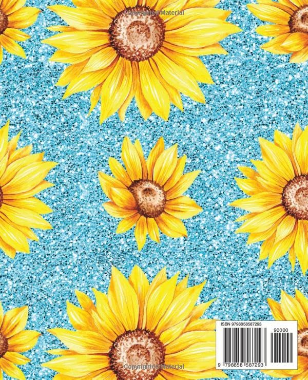 Always Bring Your Own Sunshine - Adult Coloring Book - Sunflowers: 49 Unique Designs image 3