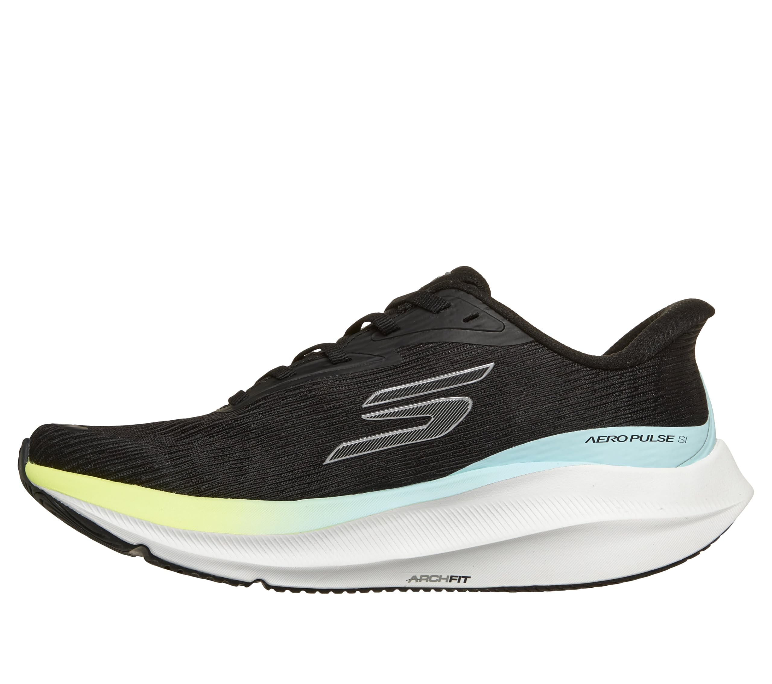 Skechers Mujer Aero Pulse Performance Running Trainers - Lightweight Mesh Athletic Shoes with Arch Support Slip-In Entrenador
