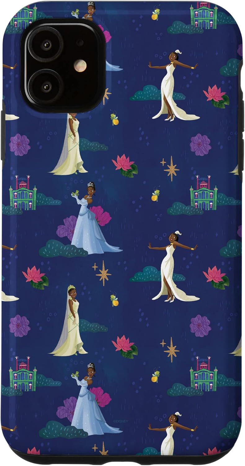 Disney Princess Tiana Ballgown Print Midnight Blue Case for iPhone 13