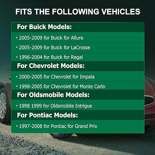 Miniatura 2 de SCITOO Juego de soportes Trans de montaje de motor para 2005-2009 para Buick Allure 2000-2005 para Chevrolet Impala A2866