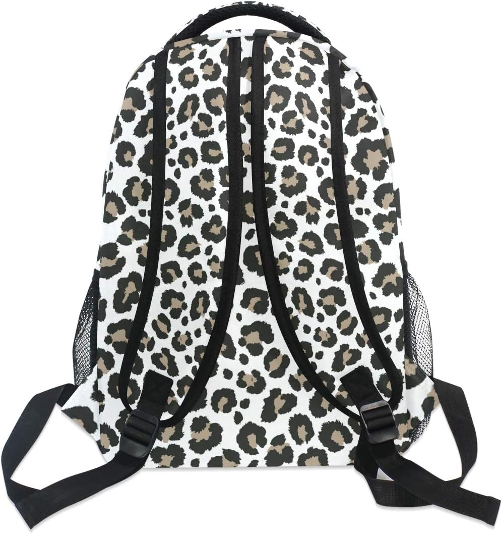 ALAZA Cheetah Leopard Print Animal Skin Large Backpack for Kids Boys Girls Student Personalized Laptop iPad Tablet Travel School Bag with Multiple Pockets - Image 3