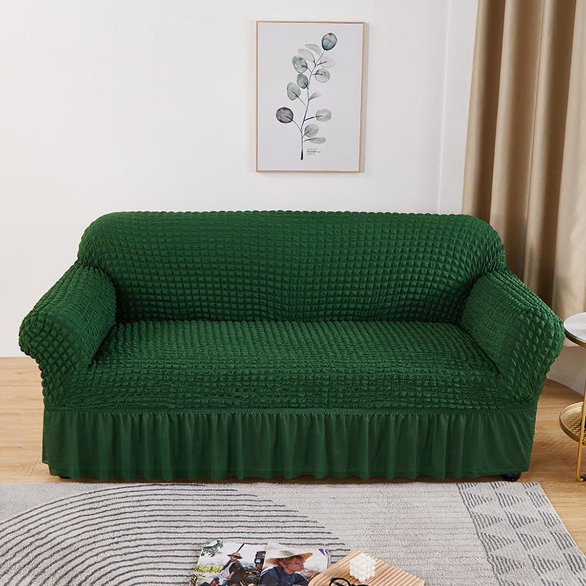 Amazon.com: JunJiale 3D Bubble Lattice Elegant Stretch Sofa