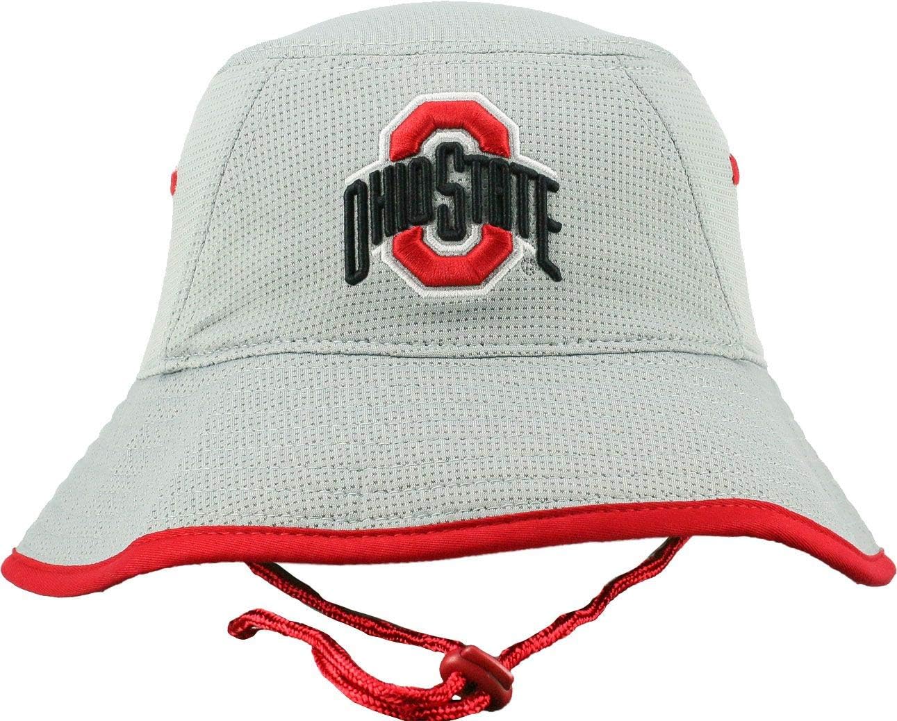 Osu Men's Ohio State Buckeyes Gray Bucket Hat (OneSize)