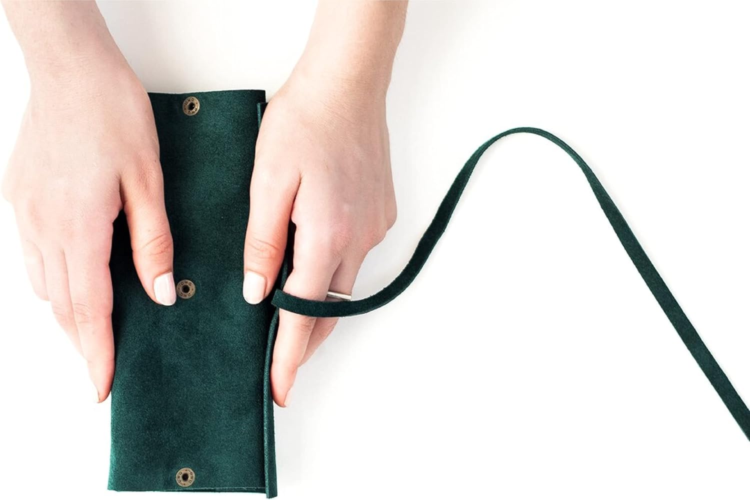 Jewelry Organizer, Custom Jewellery Case, Leather Accessory Roll Up, Suede Earring Ring Holder, Jewelry, Travel Bag, Personalized Wedding Gifts