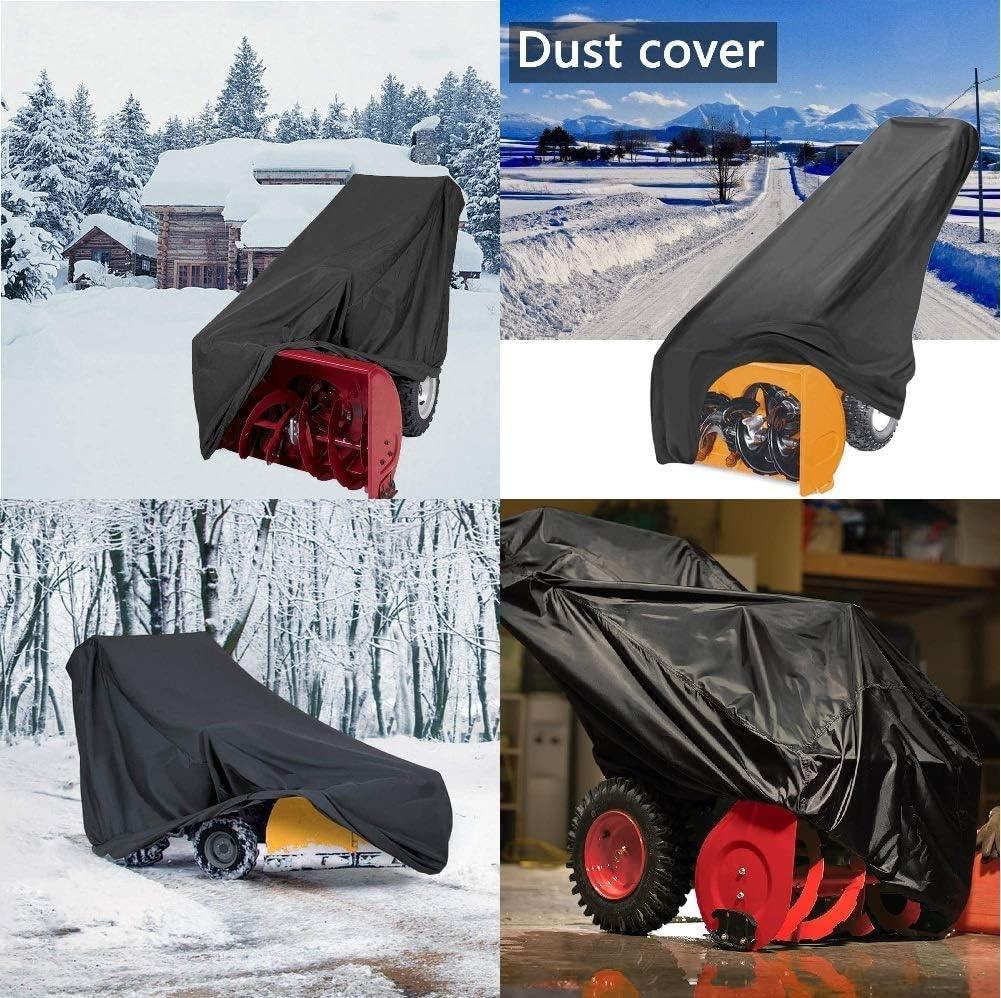 review UCARE Snow Thrower Cover Waterproof Dustproof Snow Blower Covers for Most Electric Two-Stage Snow Throwers (L: 60.24x33.07x45.28in/ 153x84x115cm)