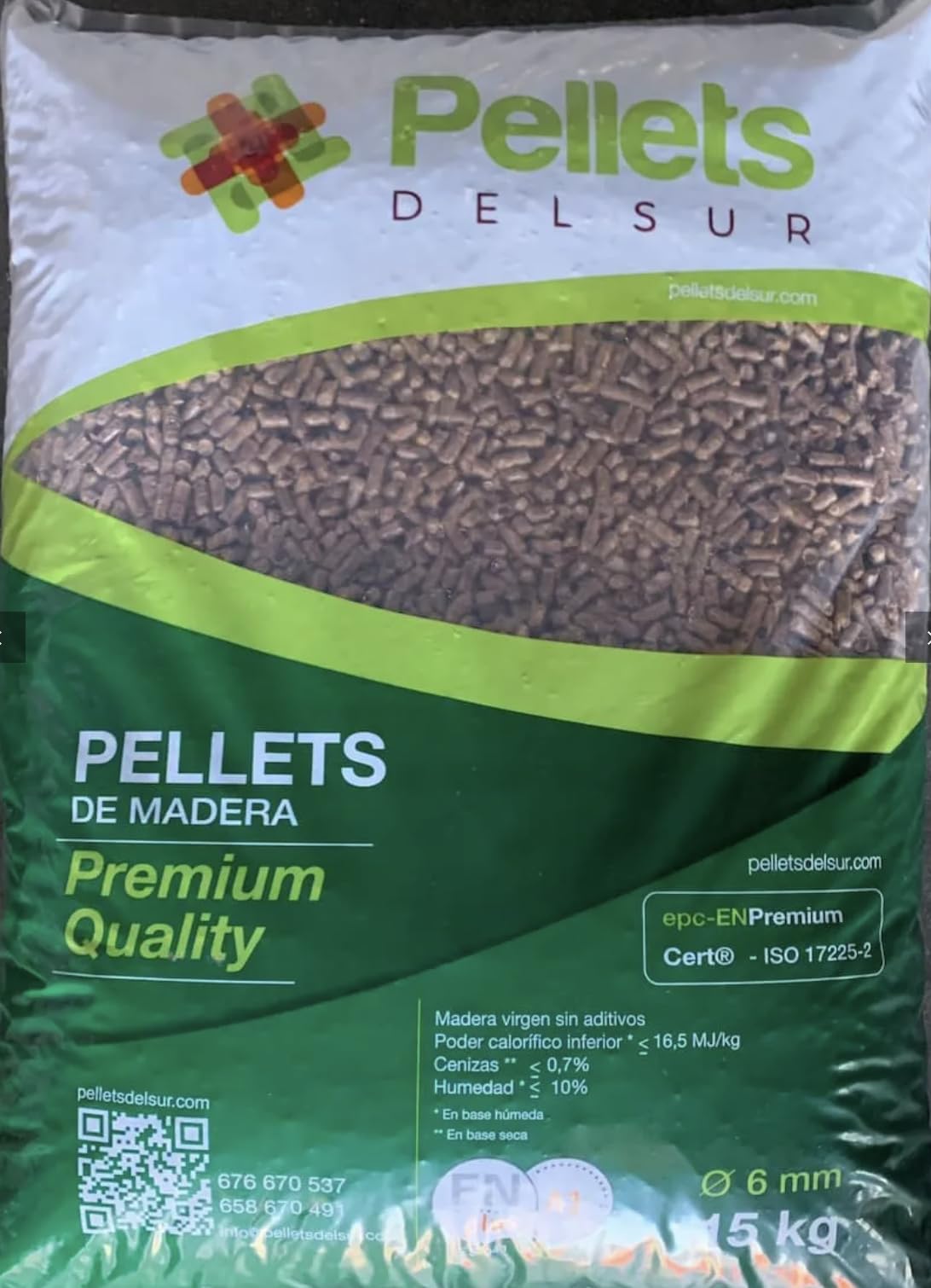 Sacco pellet 15 kg pellet per stufe pellet di legno 100% valido per stufa a legna e/o tutti i tipi di dispositivi azionati con Pelle TS Bruciatore a Pellet