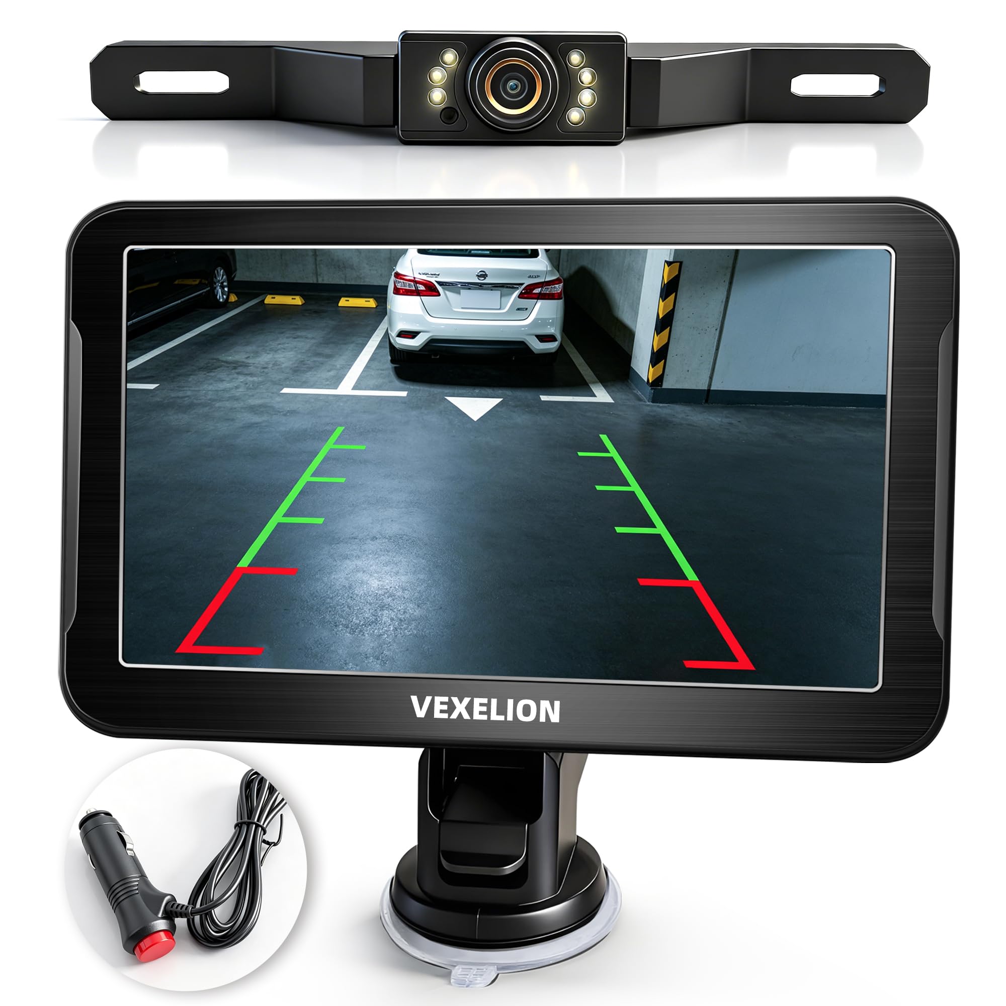 Vexelion 2K Backup Camera Kit with 7 Inch Monitor