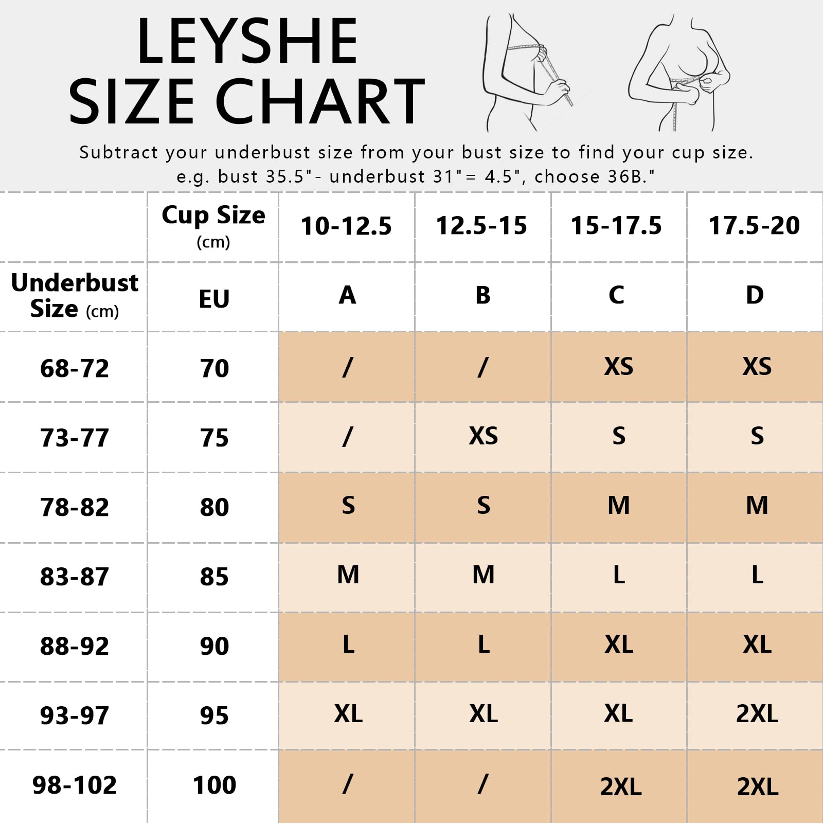 LEYSHE Reggiseno Senza Spalline per Donna Reggiseno a Fascia Imbottito Reggiseno a Tubo Senza Cuciture Top a Fascia Antiscivolo