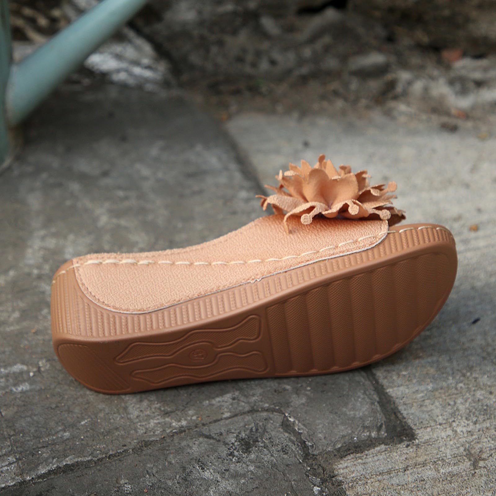 Generico Sandales Femme éTé Confortable Confortables LéGèRes AntidéRapantes Semelle Souple Respirantes Chaussures Femme éTé Mode Mules Support Pieds Larges Ville Usage Quotidien