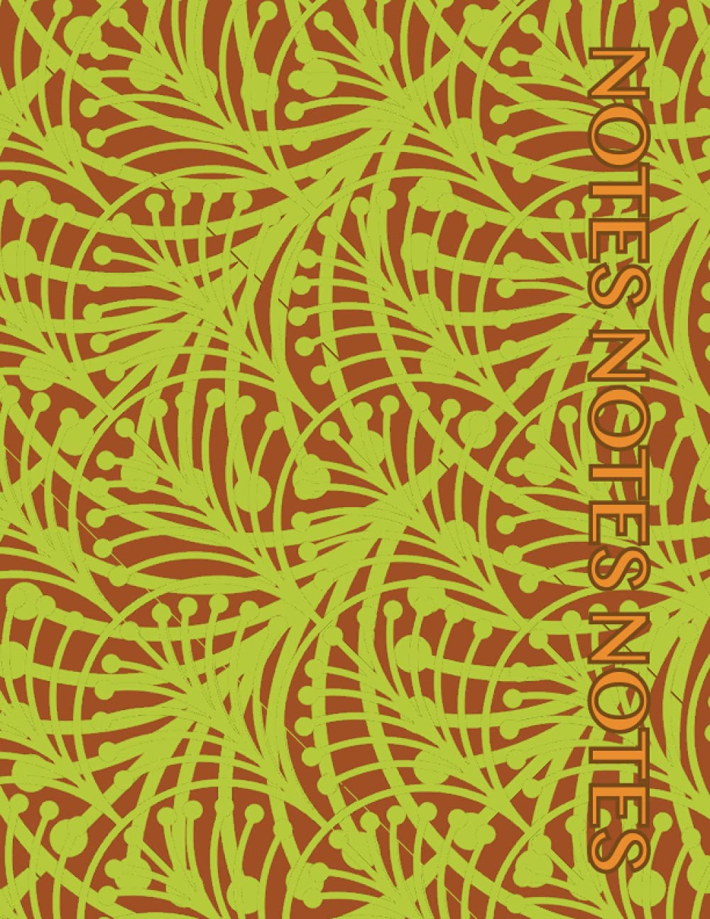 Notes: Abstract Floral Notebook 8.5 x 11 - 120 Pages - Gift Ideas - (Lined Notebook Journal) College Ruled