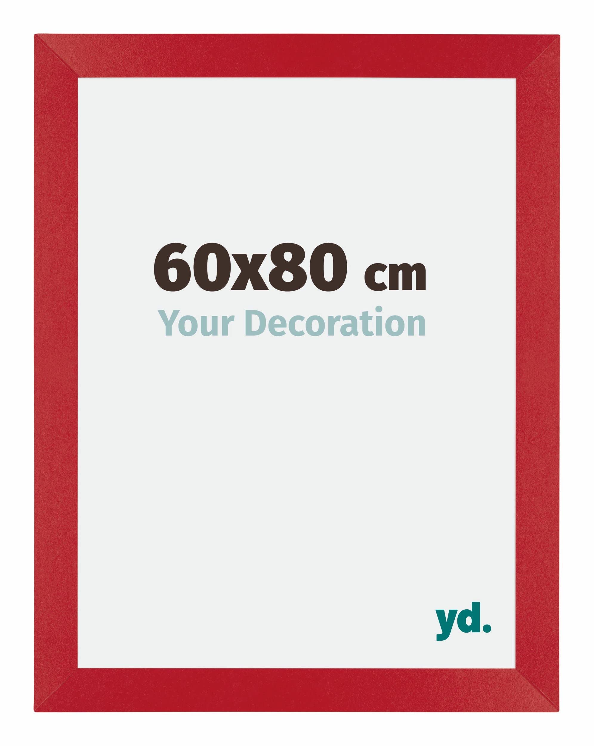 Your Decoration - Puzzle frame 60x80 - Red - Puzzle frame 1500-2000 Pieces - MDF Photoframe - Mura