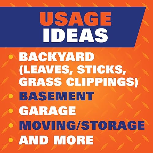 Miniatura 6 de Bolsas Hefty Resistentes para Césped y Hojas 39 Galones 38 Unidades