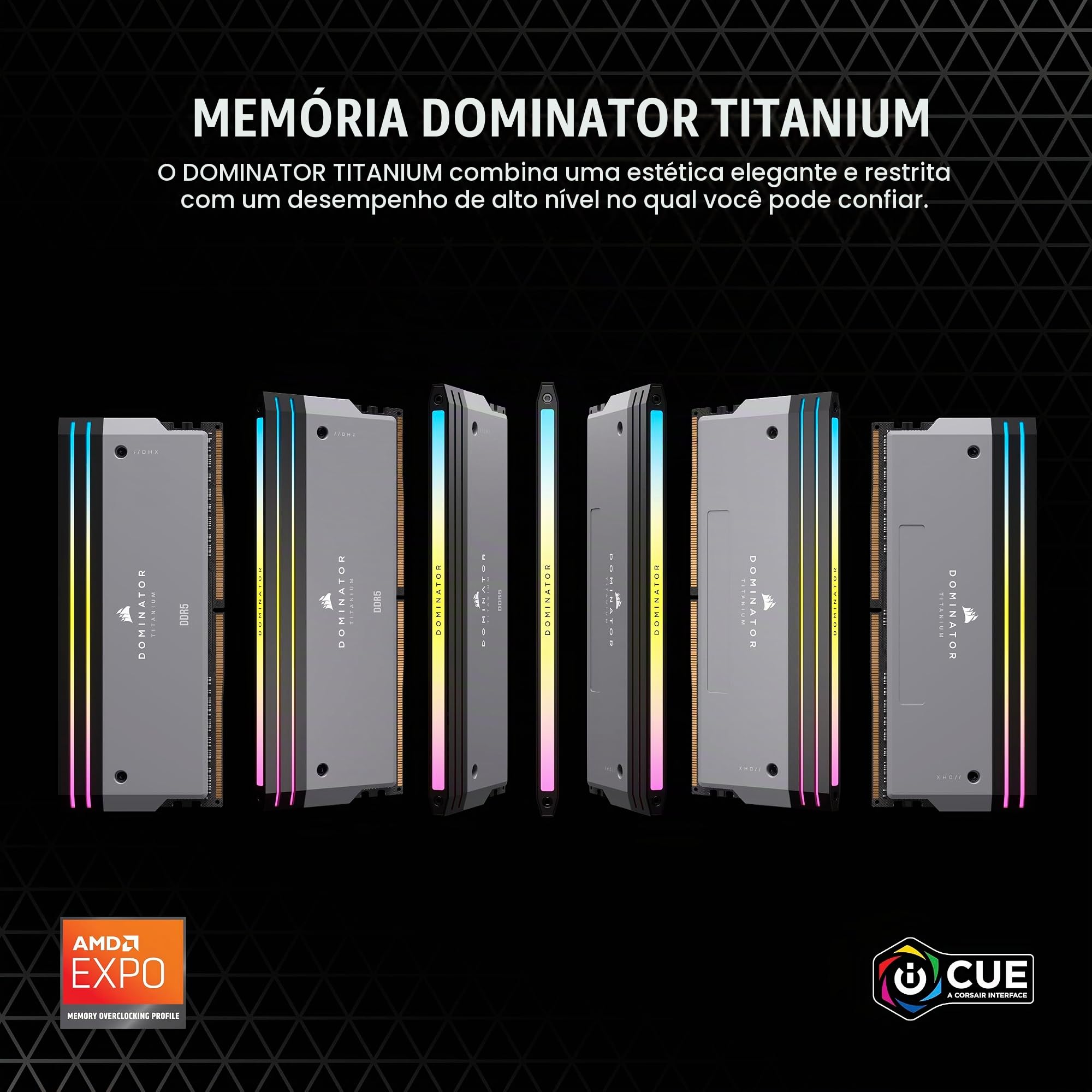 CORSAIR DOMINATOR TITANIUM RGB DDR5 RAM 64GB (2x32GB) DDR5 6000MHz