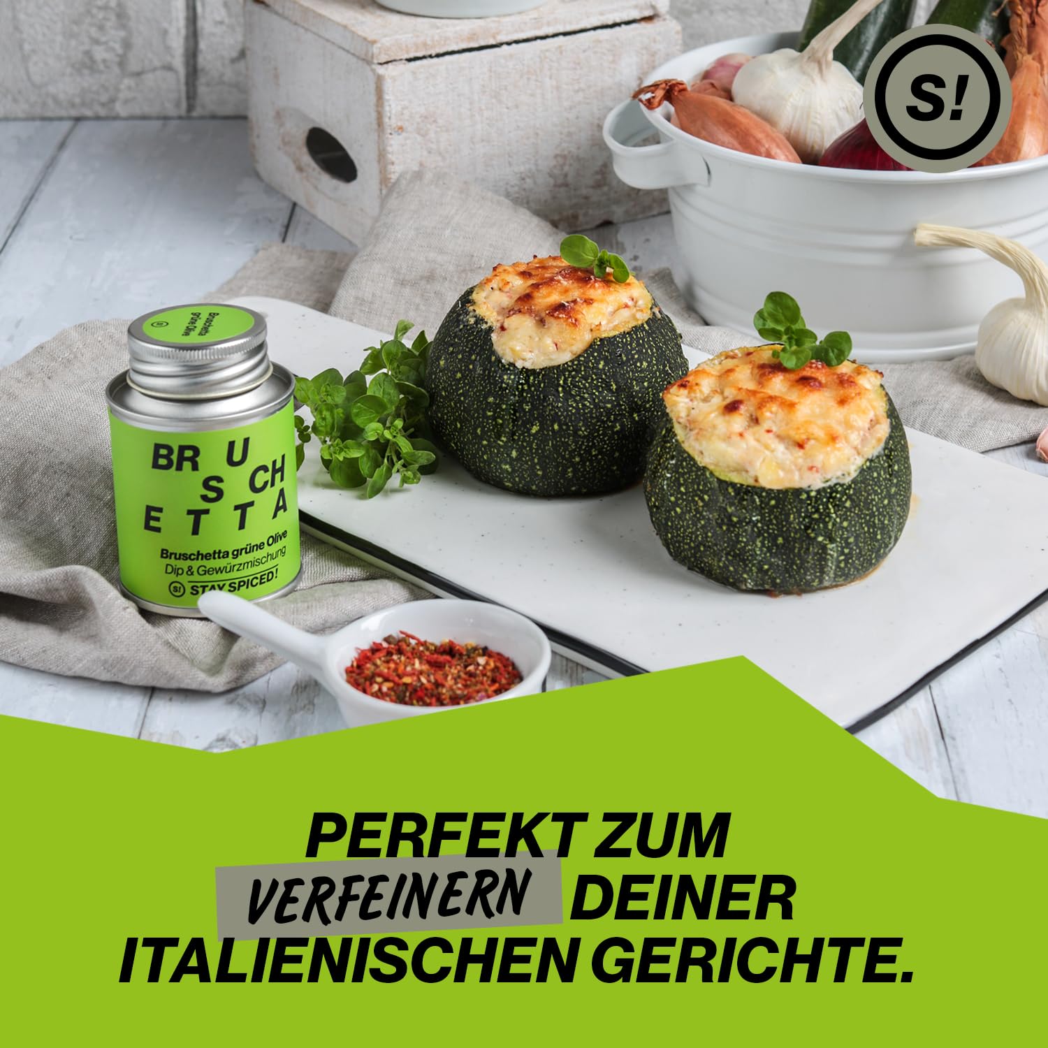 STAY SPICED! Italia | Premium Gewürzset mit 6 Gewürzen