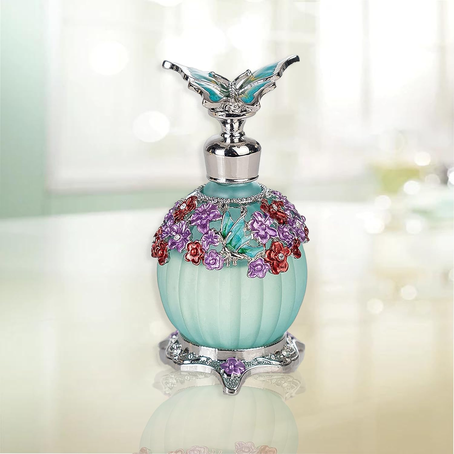 Arabian Perfume for Women, Halal Dubai Retro Concentrated Perfume Oil, Arabia Unpredictable Spirited Enchanting Fragrance, Persistent Smell Perfect Travel Accessory (Fresh Woody)