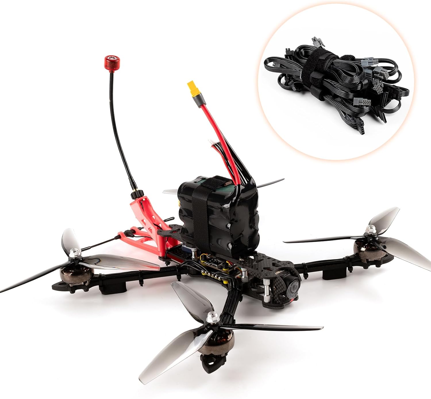 5Pcs Reusable Battery Tie Down Straps,0.8x16 Green Nylon Multipurpose Battery Hold Down Adjustable Cinch Strap Hook Loop Fastening Tie for Home, Office, RC, Boat, Car